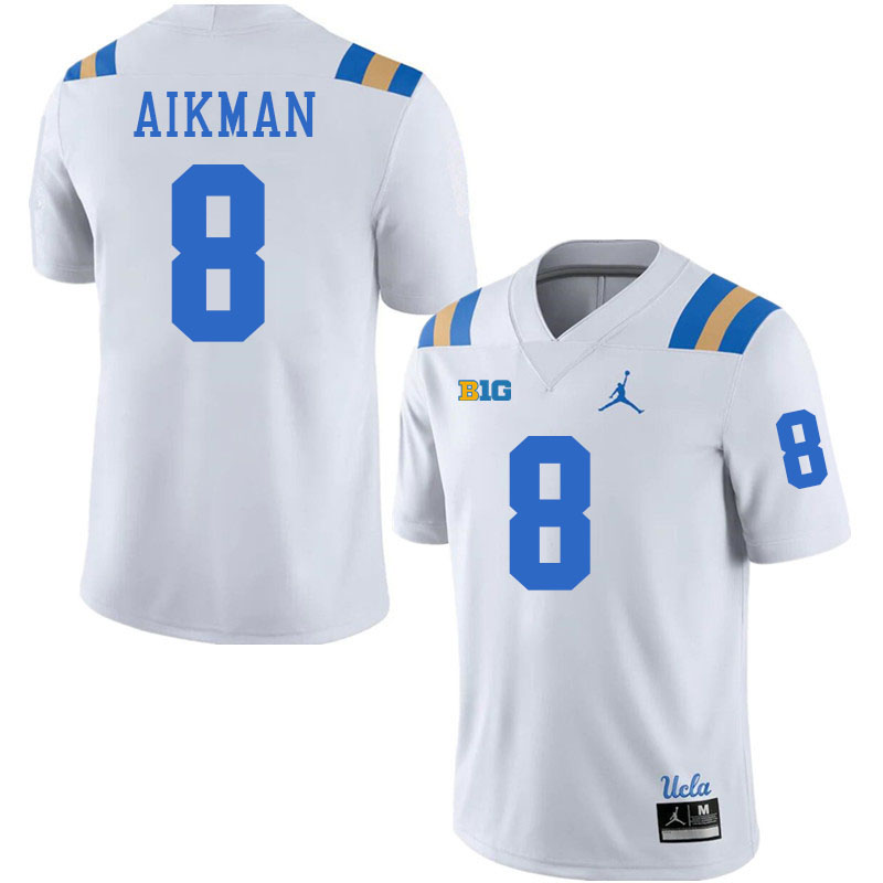 Troy Aikman UCLA Jersey,UCLA Bruins #8 Troy Aikman Jersey Youth College Football Uniforms-White